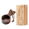 Walnut Wood Coffee Beans Solid Wood Measuring Spoon Coffee Powder Weighing Wooden Short Handled Coffee Spoon
