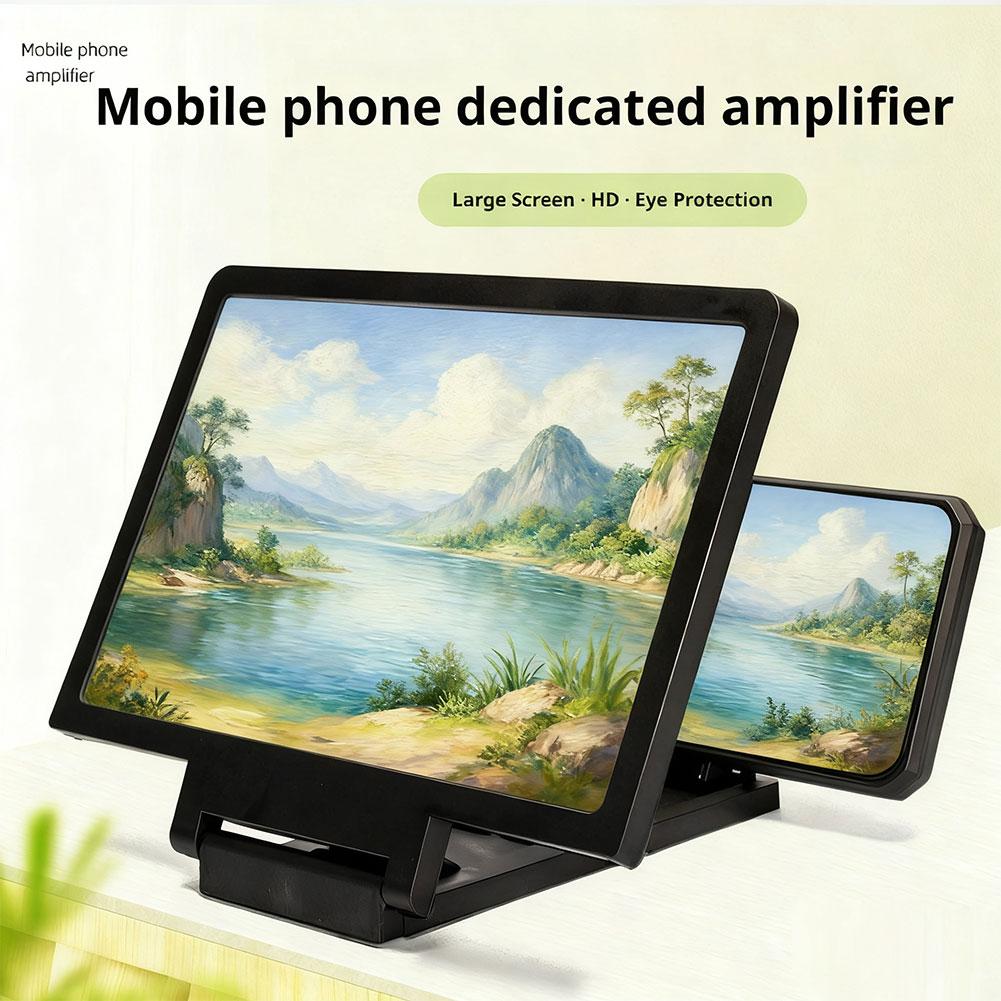 PVC Mobile Phone Display Screen Expander Video Amplifier Foldable Smartphone Movie Magnifier Bracket
