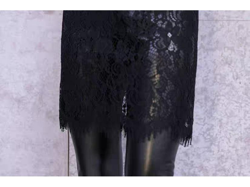 Spring and Autumn Women's Plus Size Layered Lace Hip-Covering Short Skirt Apron