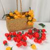 Lifelike Simulated Tomato Soft Plastic Simulation Fruit Bunch Fake Small Tomato Window Displays