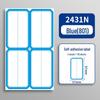Self-Adhesive Name & Classification Label Stickers - 50 Sheets, Office Blank Handwritten Labels