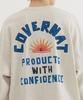 COVERNAT Sunset Graphic Sweatshirt Oatmeal