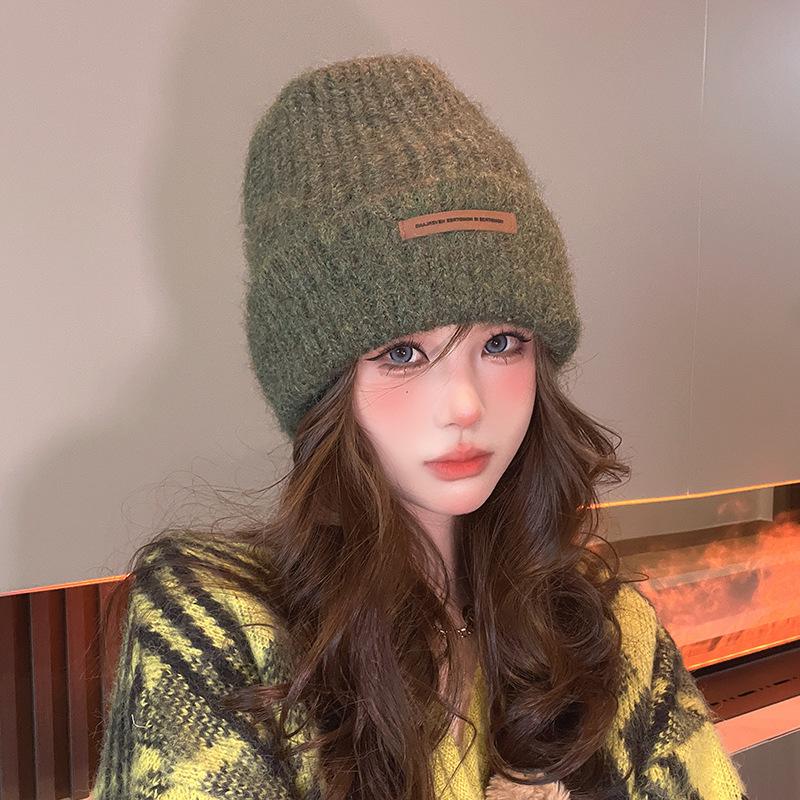 Ear Protection Warm and Cold Proof Knitted Hat  Large Head Circumference  Face Showing Small Wool Blended Japanese Cold Hat for Men