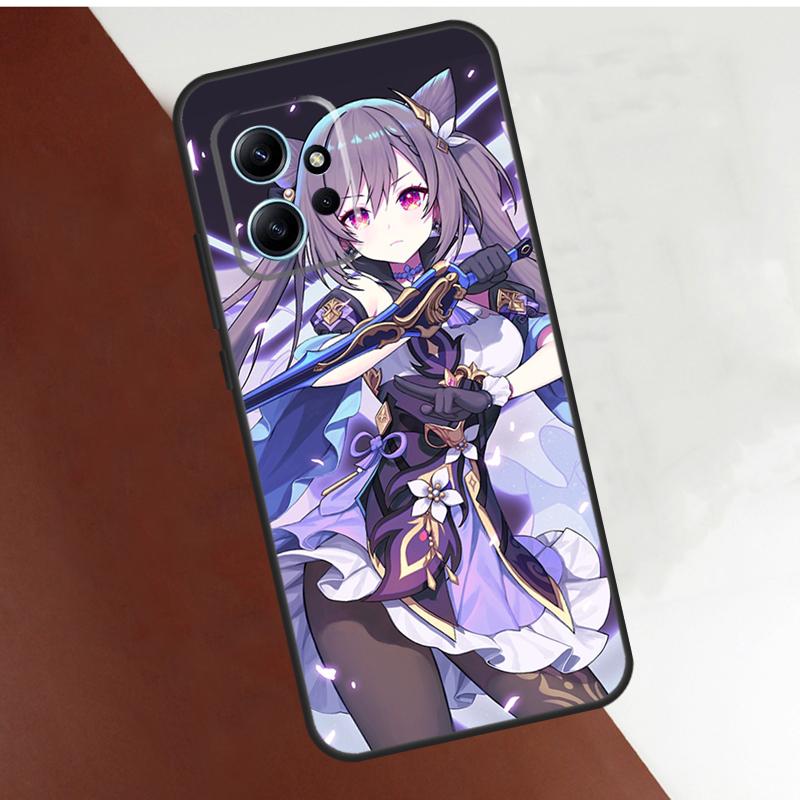 Keqing Genshin Impact Anime Hülle Für Xiaomi Redmi Note 12 11 10 8 9 Pro 12S 11S 10S 9S Hülle Für Redmi 12 9C 10C 12C