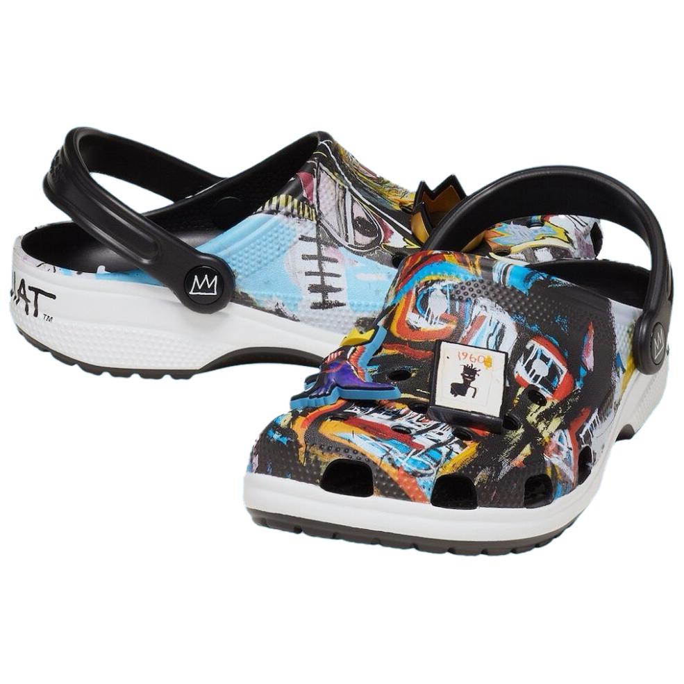 Crocs Jean-Michel Basquiat x Classic Clog Pop Art Unisex Sneakers Flerfarget Svart 209486-001