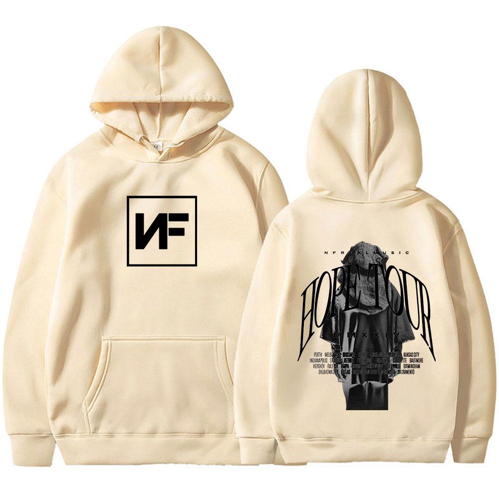 Rapper Nf Hope Tour Concert Hoodies Men's Women Fashion Hip Hop Long Sleeve Sweatshirts High Quality Vintage Oversized Pullovers