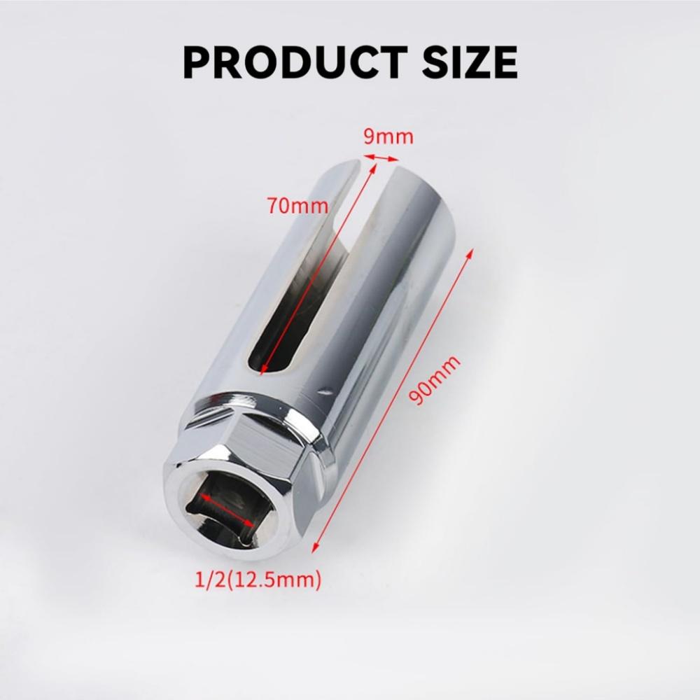 1/2PCS Universal 22mm 1/2'' Drive  Car Oxygen Lambda Sensor Socket Wrench Removal Installation Tool Professional Car Accessories