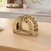Handmade Woven Napkin Holder Decorative Vertical Paper Storage Rack  Restaurant