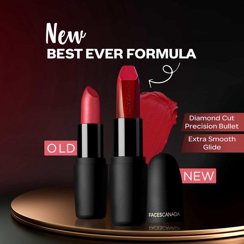 FACES CANADA Weightless Matte Lipstick 4g Forever Red 03 (Red)