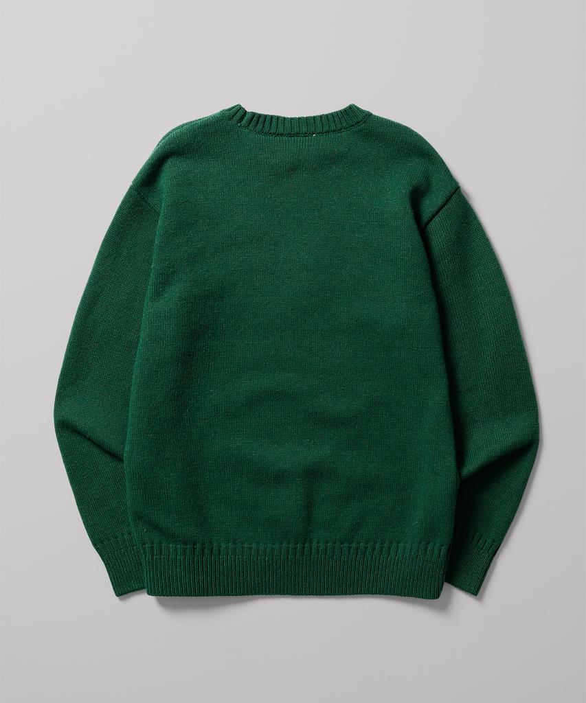 DICKIES Embossed Logo Pullover Knit Green