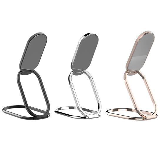 Telefonholder Magnetisk Vinkelabsorpsjon Sammenleggbar Justering Sklisikker Bunn Telefon Ryggmontert Ring Mobiltelefonstativ Forsyning