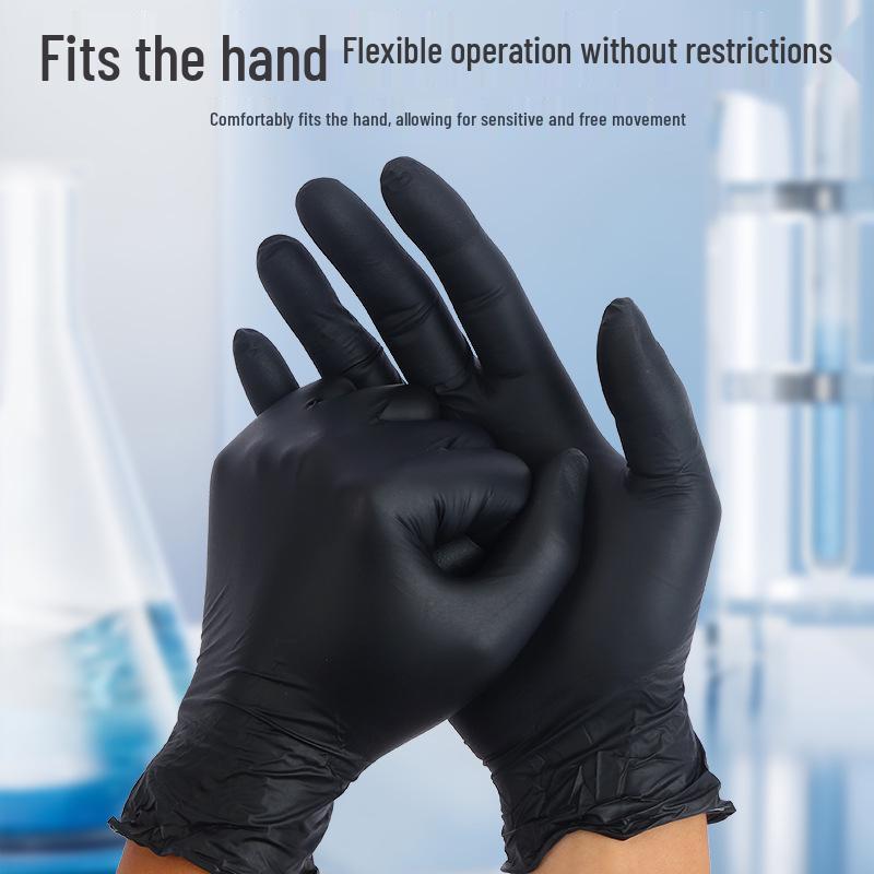 Nitrile Disposable Gloves - Thick, Durable, Food Grade, Waterproof, Oil-proof - Free Shipping