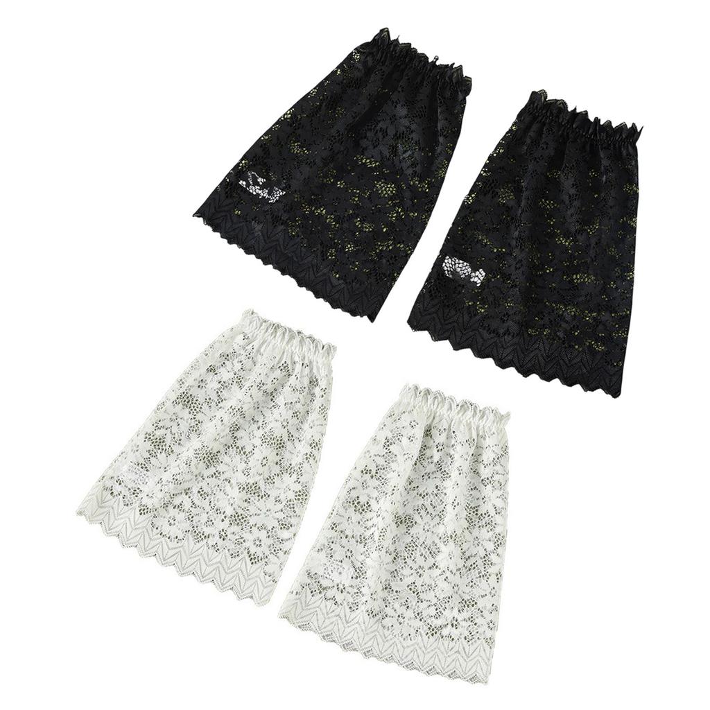1/2 Pairs Breathable Lace Arm Sleeves For Women And Girls Comfortable Wear Sun Protectors Wrist Cuffs