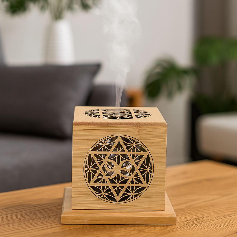 Anti-Scald Aromatherapy Box Bamboo Sage Incense Box Creative Mosquito Incense Rack  Yoga Room