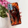 Cartoon Katze Drache Tiere Malerei Hülle für Samsung Galaxy A32 A33 5G 4G Rückseite Transparent Weiches TPU Silikon Handyhülle
