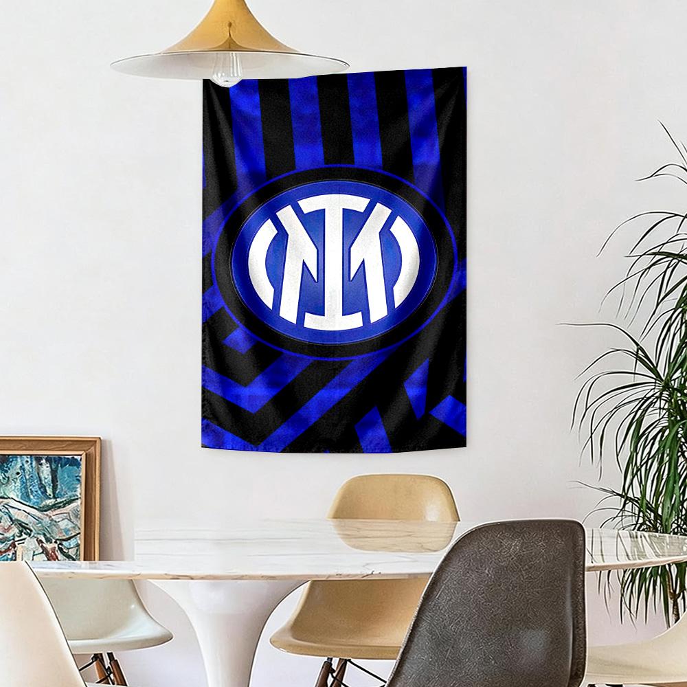 Inter Milan Wall Decor Tapestry Art For Pet Memorial Birthdaywedding Party Backdrop Family Gift