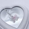Bowknot Butterfly Heart Phone Charm Straps Car Keys Hanging Pendants Y2K Bag Decoration Lanyard Purse Accessories