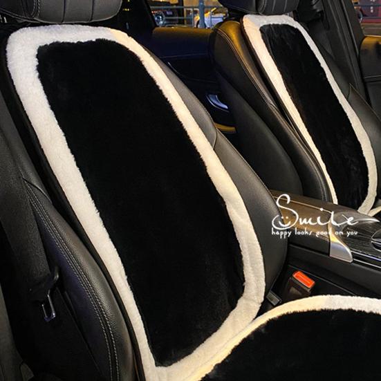 Útulný vankúš na autosedačku Zimný plyš Four Season Čiernobiely vláknitý materiál Vyhrievacia podložka Príslušenstvo vozidla
