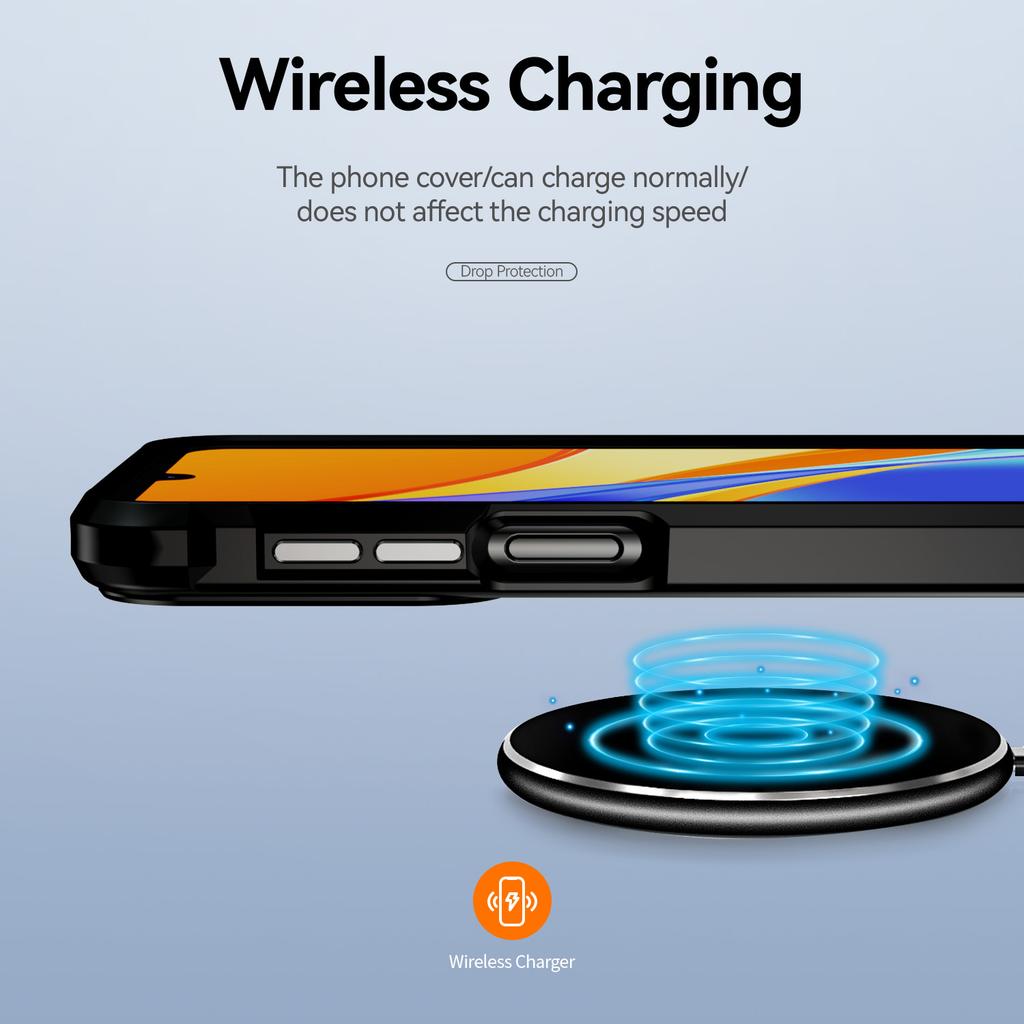 For Samsung Galaxy A15 4G/5G Phone Case Hybrid PC+TPU Back Cover with Alloy Lens Frame