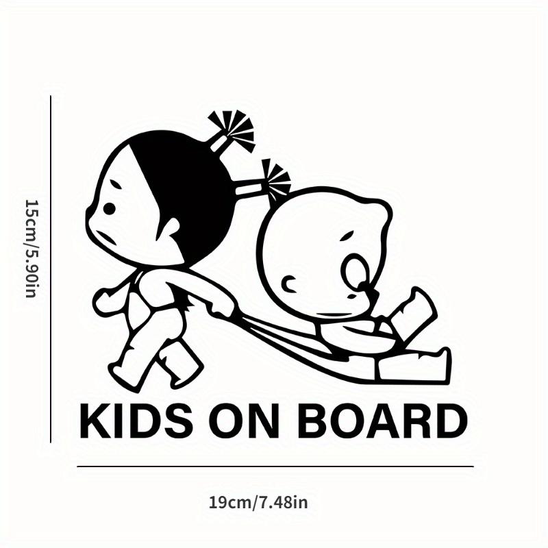 Warnung Kinder Autofenster Auto Außen Zubehör Vinyl Aufkleber,