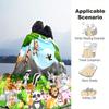 Jungle Animal Friends Plush Blanket Suitable All Seasons Soft Comfortable Sofa Office Nap Travel Birthday Gift Christmas Present