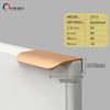 Oukali Hot Sales Modern Furniture Cabinet Handle Kitchen Wardrobe Aluminum Alloy Matt Black Canceal Pull Handles