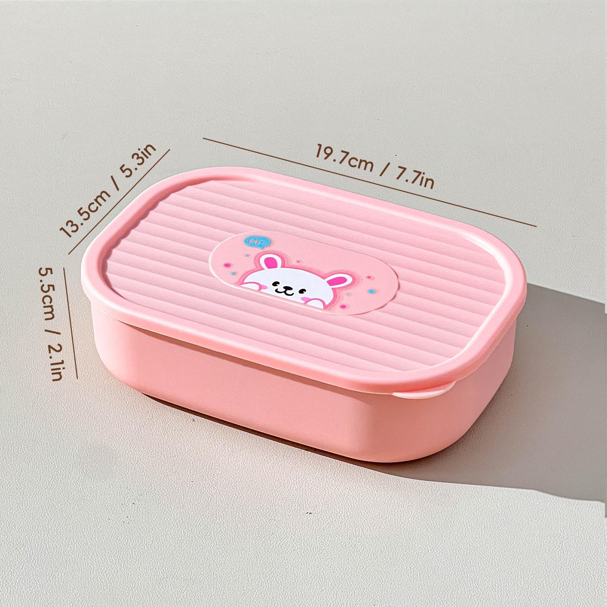 

WORTHBUY Пластиковый контейнер для еды с разделителями, для холодильника, съемный, герметичный, для сохранения свежести, коробка для хранения имбиря, зеленого лука, чеснока, для микроволновой печи розовый