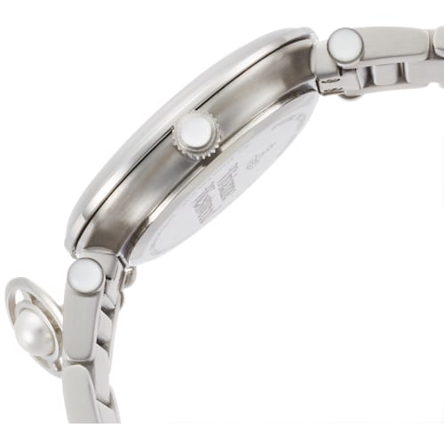 Vivienne Westwood ORB Watch, White Shell Dial, Stainless Steel, Quartz Movement, VV006PSLSL, Women's