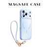 Applicable iPhone17ProMax Lanyard Mobile Phone Case Frosted Magnetic Liquid Silicone Apple 17 All-inclusive Lens Cover