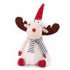 Christmas Elk Doll Cute Decoration Animal Doll Ornament for Party Home Store Window Office Red