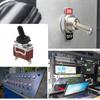 5pcs Waterproof Toggle Switch 15A 250V AC Heavy Duty Car Boat Rocker Toggle Switch SPST 2 Pin ON Off Switch for Auto Car Truck