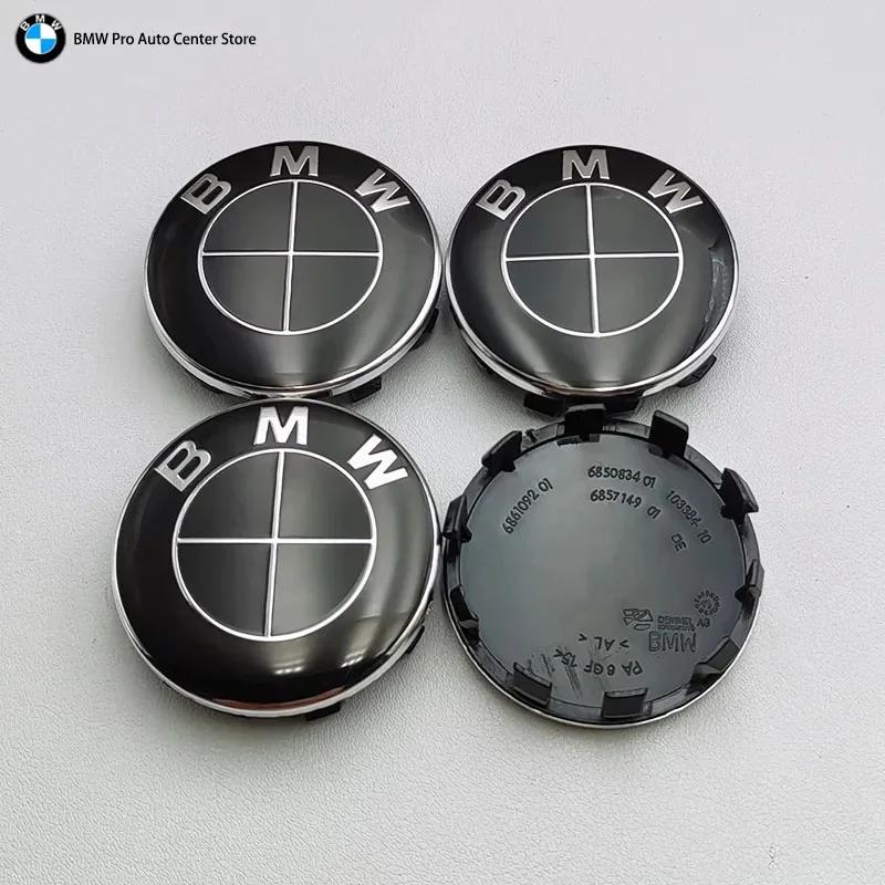 

2025 Hot 4pcs 56mm 68mm Car Styling Wheel Center Caps Emblem Hub Cover Badge For BMW F30 F10 E90 F20 E46 E60 E70 E39 E36 E87 X1 4Pcs