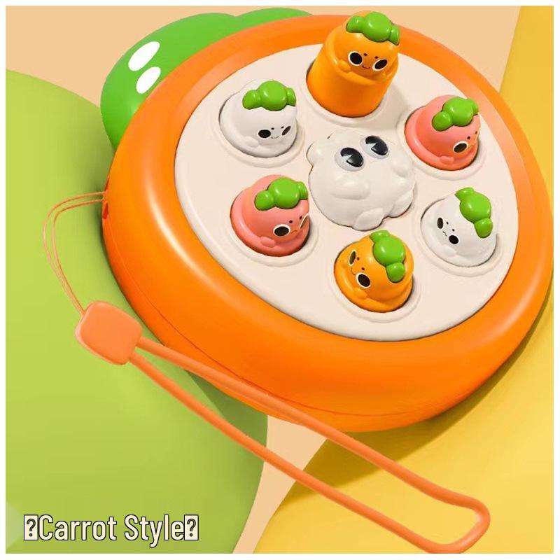 Radish Whack-a-Mole Baby Toddler Educational Decompression Toy for Parent-Child Interaction