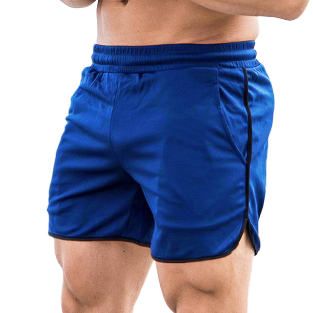 Lixada Heren Fitnessshorts Sneldrogend Gym Strandshorts Zomer Loungen Sport Workout Hardlopen Korte broek Large koningsblauwe kleur