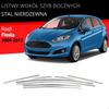 Strisce Decorative Finestrini Laterali Acciaio Inossidabile Cromato Ford Fiesta Mk7 20092017