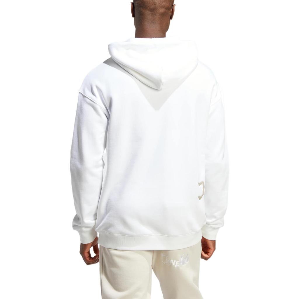 Adidas Sweatshirts Men's White Hooded Moderate Regular HS9802