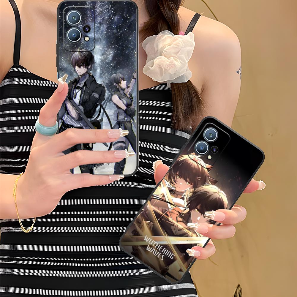 Wuthering Waves Rover Mattes TPU Handyhülle für Huawei P60 P50 P40 P30 P20 P10 P9 P8 Pro Lite Plus Bunte Druckabdeckung