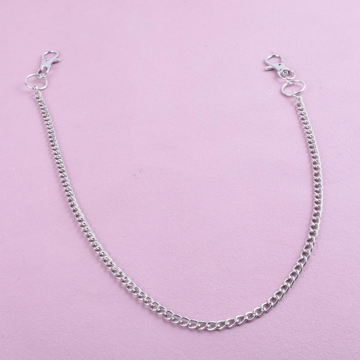 Adjustable European  American Fashion Multi-Layered Punk Waist Chain  Keychain with OT Buckle
