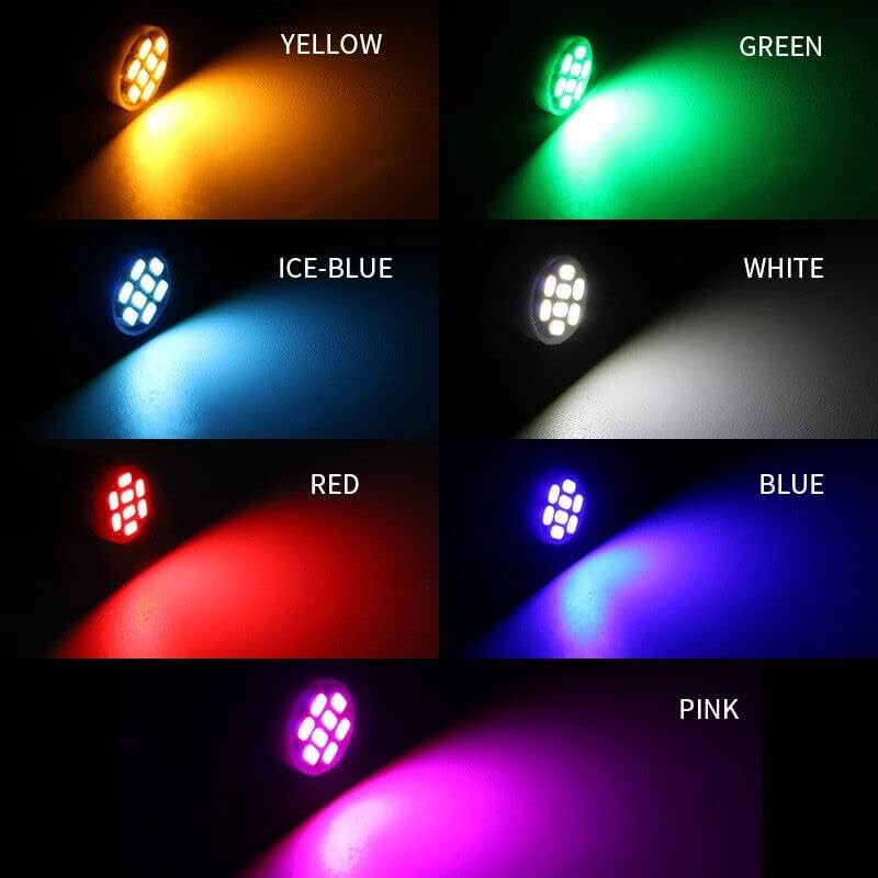 GLOFE Ice Blue T10 194 168 LED Instrument Panel Gauge Cluster Dashboard Light Bulb