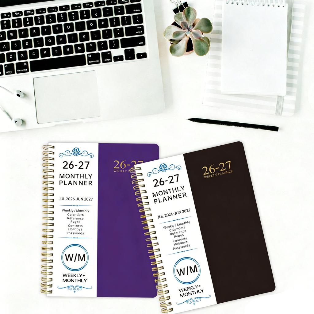 2026 Weekly Monthly Planner Twin Coil Binding 12 Month Weekly Planner For Daily Schedule Priorities Plan Task Management