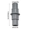 2pcs Pool Pump Hose Connector Pool Hose Adapters Over Ground Pool Hose Adapter Leak-Proof Cleaner Filter System Accessories