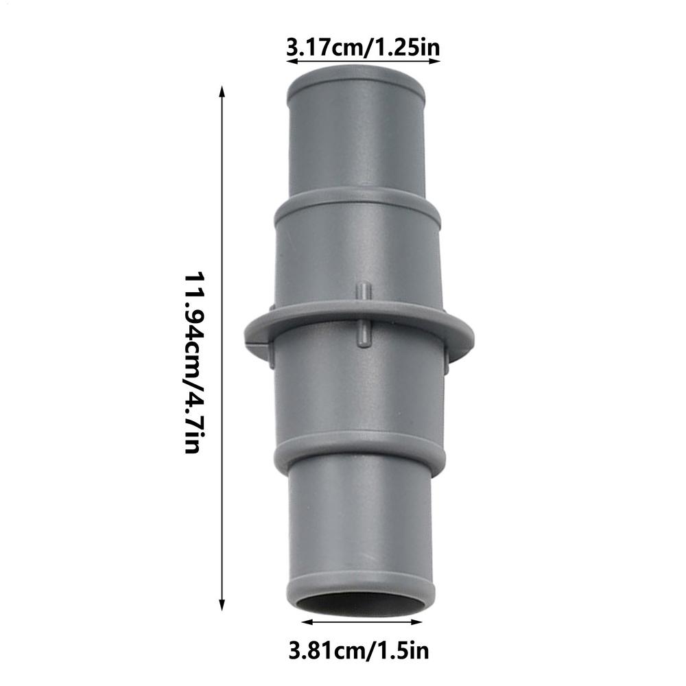 2pcs Pool Pump Hose Connector Pool Hose Adapters Over Ground Pool Hose Adapter Leak-Proof Cleaner Filter System Accessories