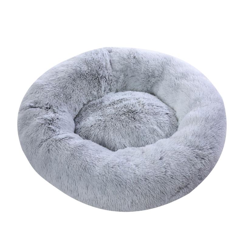 Cat Bed for Indoor Cat Winter Soft Round Sofa Bed Handmade for Small Kitten