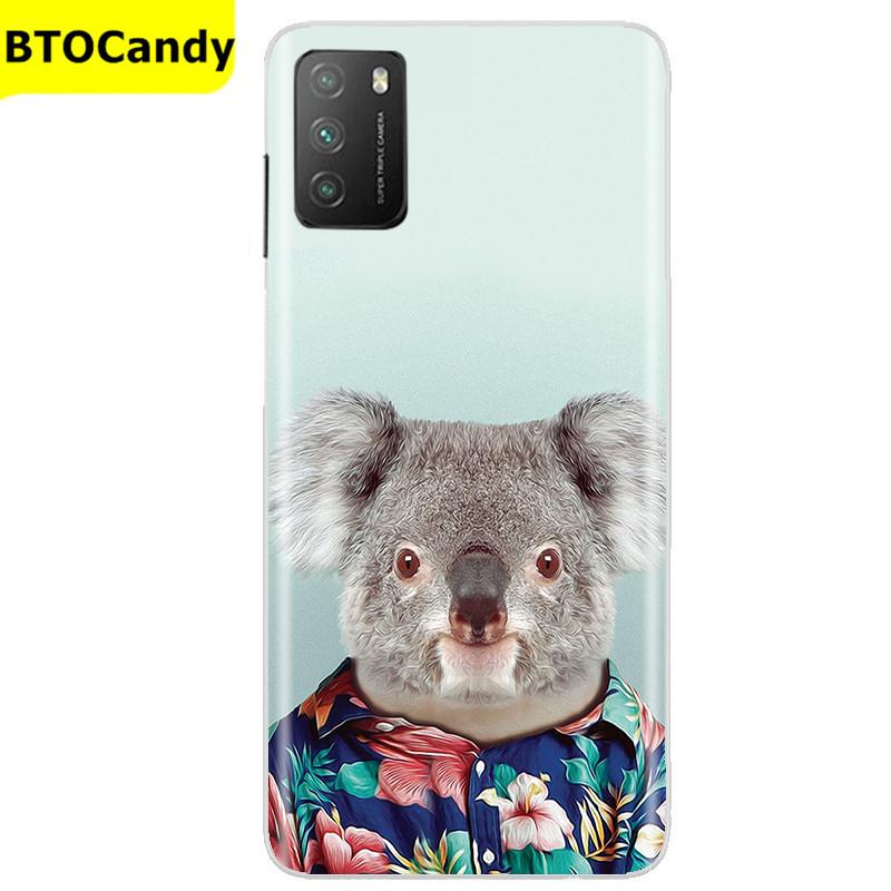 Für POCO M3 Hülle, Weiche Silikon-Rückseite, Telefonhülle für Xiaomi Poco M3 Pro 5G, Rückseitige Abdeckung, Weiche TPU Coque für POCO M 3 M3 Silikonhülle