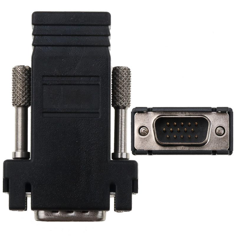 VGA to RJ45 Network Extender: Analog Signal Transmission Adapter for 15-Pin VGA Port