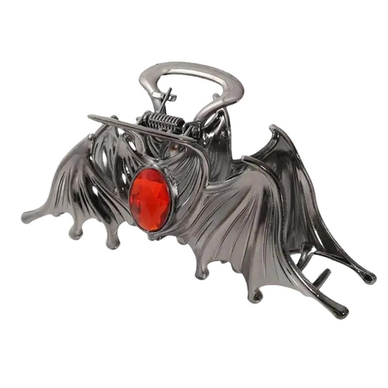 

Bat Decoration Hairpin Minimalists Styling Hairclip Comfortable Barrettes for Stylish Girls and Women 1