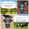 V380 Solar 4G Wireless HD Night Vision WiFi PTZ Battery Camera with Three Lenses