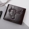 Ny Stil 3D Präglad Herr Kort Plånbok Korthållare Kort Horisontell Pu Läder Herrplånbok