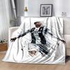 Football Players Action Blanket Warmthful Decor Suitable for Picnics Chair Couch for All Occasions Stylish Decor