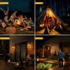 Solar Camping Light IP65 Waterproof Outdoor Light 360° Hanging Light IR Sensor LED Tent Lamp Portable Durable Camping lantern